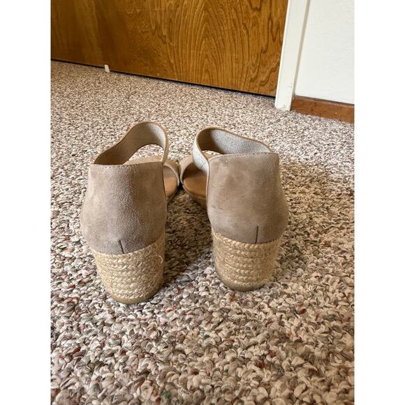 Yevalu Espadrille Wedge Sandals | Size 38 (US 7.5-8) | Made in Spain - Picture 5 of 7